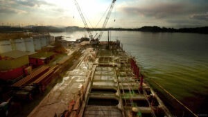 Serviço de Timelapse para obra portuária