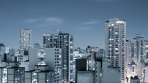foto de timelapse noturno de sao paulo