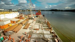 Serviço de timelapse para Obra portuária. Timelapse/Jugular Filmes - Monitoramento Timelapse