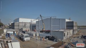 Serviço de time-lapse que acompanhou construção de hangar