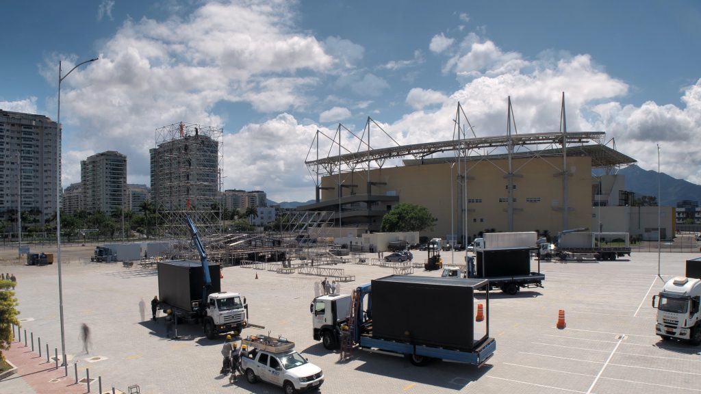 Acompanhamento timelapse eventos de grande público