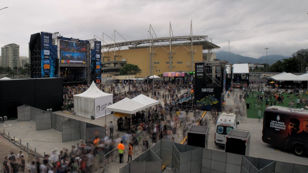 Timelapse mostra chegada do público à FanFest do Intel Extreme Masters